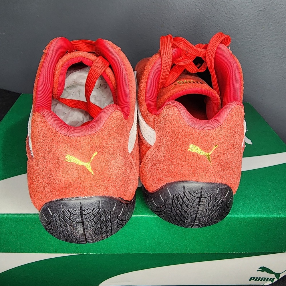 New Mens US 8.5 EUR 41 / UK 7.5 / Puma Speedcat OG Red White 398846-02 Suede F1 - Picture 4 of 12